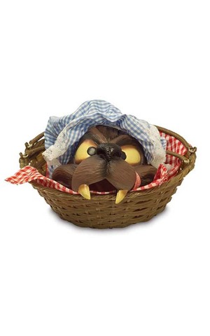 Red Riding Hood Basket with Wolf Head