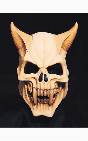 Devil Skull Overhead Adult Mask