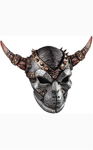 Warlord Latex Adult Devil Mask