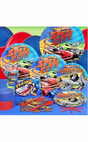 16 Person Hot Wheels Party Pack