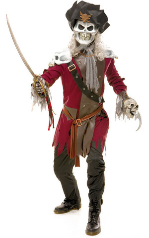 Neverland Captain Hook Pirate Adult Costume