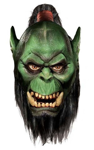 World Of Warcraft Orc Adult Mask with Beard