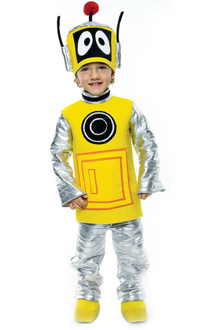 Yo Gabba Gabba Plex Robot Toddler Costume