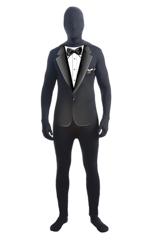 Formal Suit 2nd Skin Adult Costume