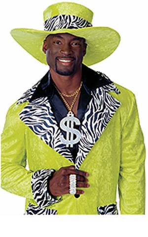  Pimp Daddy Dollar Sign Necklace