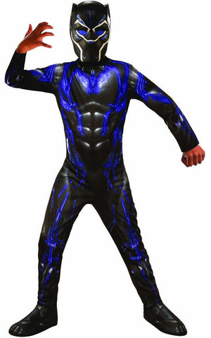 Black Panther Purple Battle Avengers Engame Child Costume