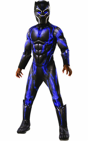 Black Panther Purple Battle Avengers Child Costume