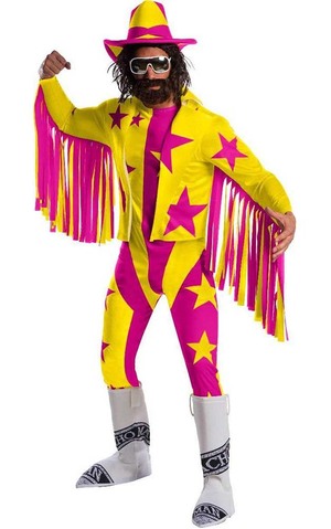 Deluxe Macho Man Randy Savage Wwe Adult Costume