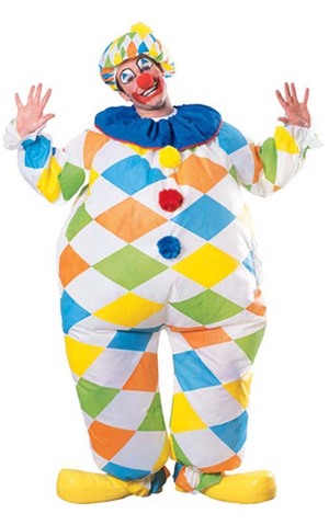Circus Clown Inflatable Adult Costume
