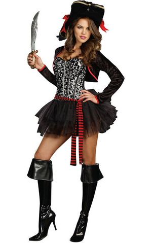 Sexy Saltry Pirate Adult Costume