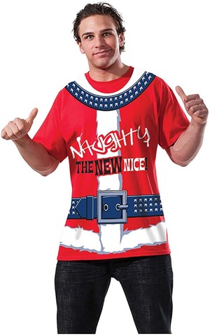 Naughty Is The New Nice Santa Tshirt
