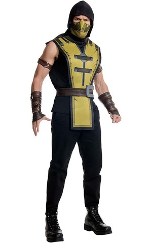 Scorpion Mortal Kombat Adult Costume