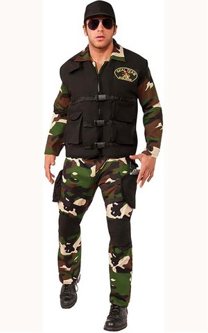Navy Seal Team 3 Adult Army Costume