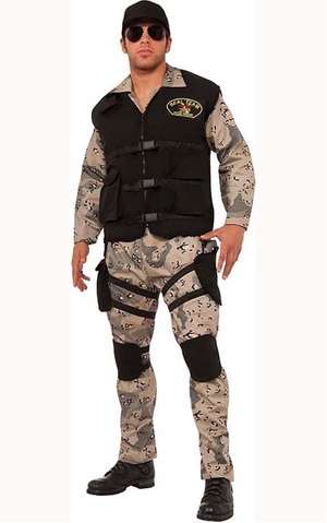 Navy Seal Team 4 Adult Army Costume