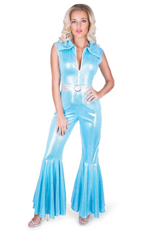 Blue Disco Diva Adult Costume