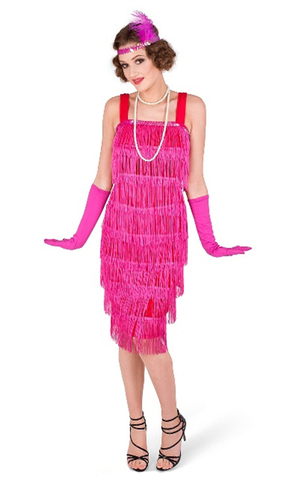 Pink Flapper Adult Costume