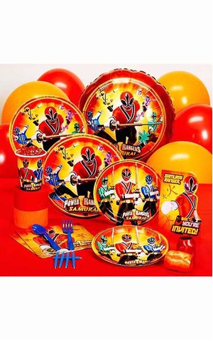 8 Person Power Rangers Party Pack