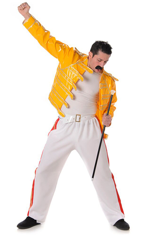 Freddie Mercury Rock Superstar Adult Costume