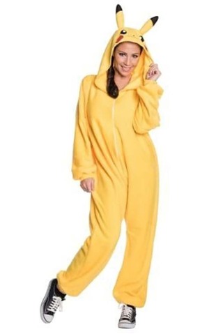 Pikachu Onesie Adult Costume