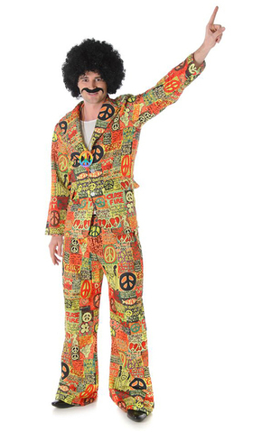 Hippie Suit Adult Peace Costume
