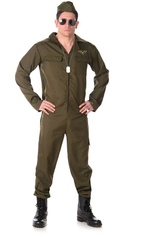 Fighter Pilot Top Gun Adult Costume