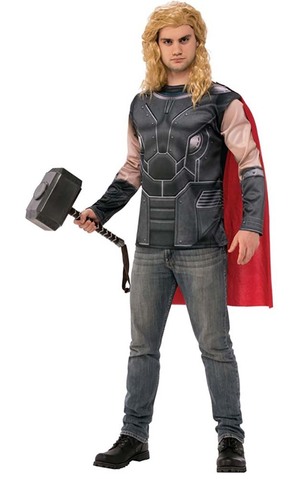 Thor Costume T-shirt & Cape Adult Costume