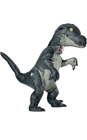 Inflatable Velociraptor Jurassic World Adult Costume