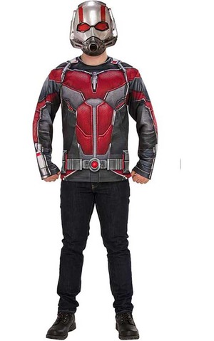 Ant-man Adult Costume Top T-shirt & Mask