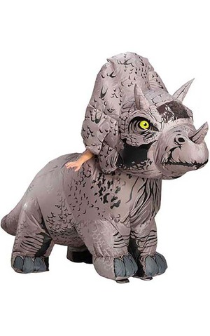 Jurassic World Triceratops Inflatable Adult Costume