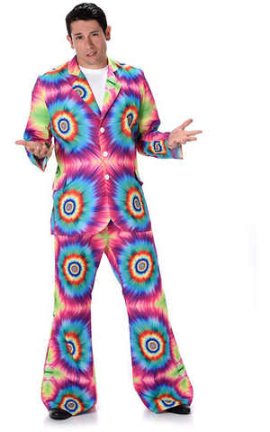 Tye Dye Suit Adult Costume