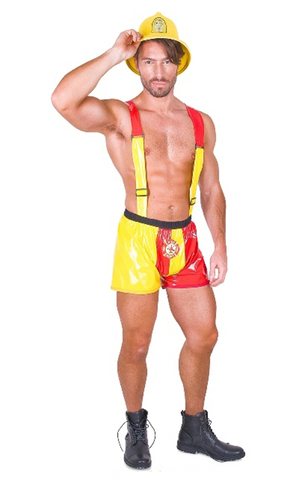 Sexy Firefighter Adult Mardi Gras Costume