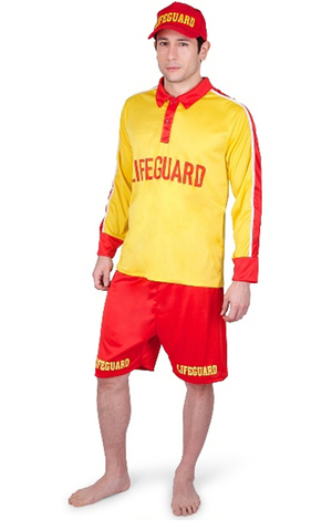 Lifeguard Adult Beach Costume