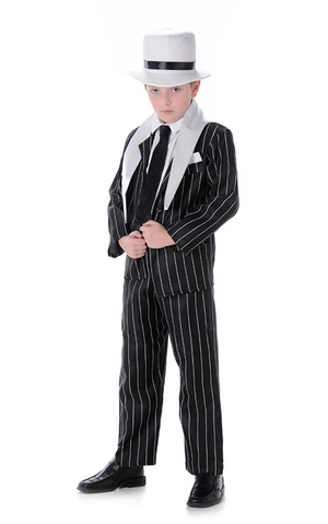 Al Capone Gangster Boss Child Mafia Costume - KARNIVAL