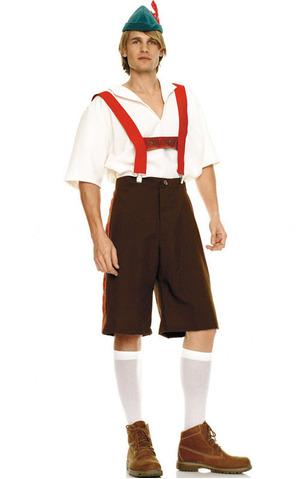 German Lederhosen Oktoberfest Adult Costume