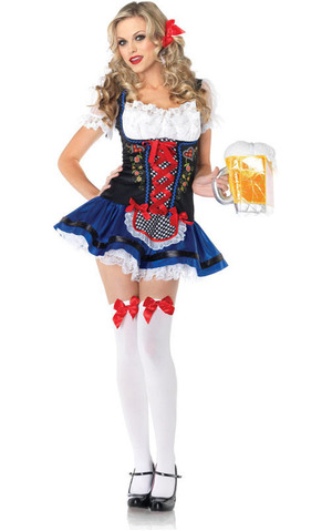Frauline Oktoberfest Beer Wench Adults Costume