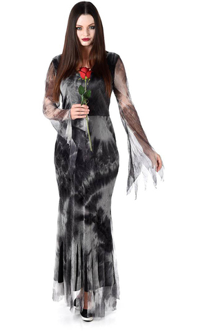 Haunted Lady Adult Morticia Costume
