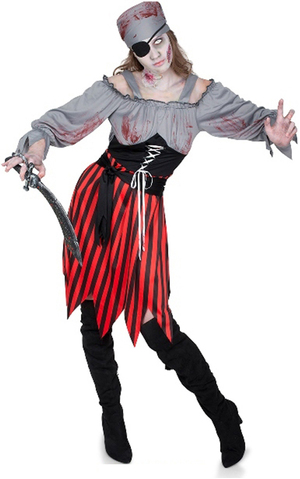 Zombie Pirate Adult Costume