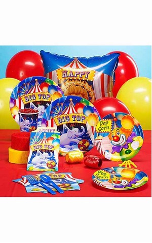 Circus Big Top 8 Person Party Pack