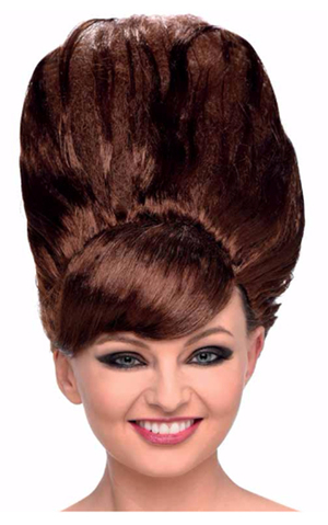 Brown Beehive Wig