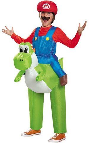 Mario Riding Yoshi  Super Mario Child Costume