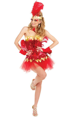 Burlesque Showgirl Adult Costume
