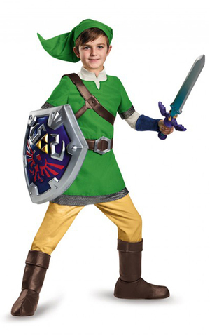 Deluxe Link Legend Of Zelda Child Costume