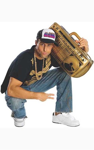 Inflatable Ghetto Blaster 1980s Boom Box Accessory