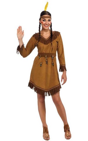 Native American Indian Woman Adult Costume