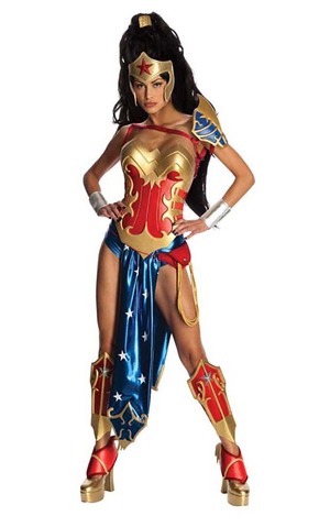 Anime Cosplay Wonder Woman Adult Costume