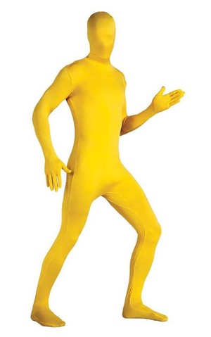 Yellow 2nd Skin Adult Costume