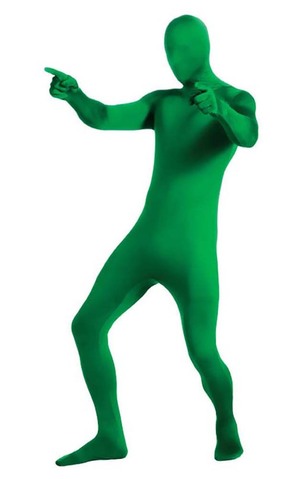 Green 2nd Skin Suit Adult Costume