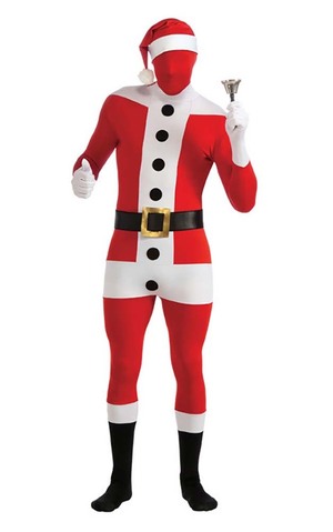 Santa Claus 2nd Skin Suit Adult Costume