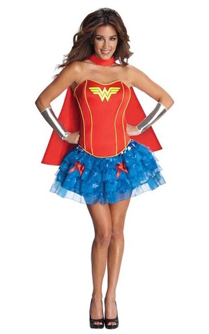Wonder Woman Sexy Corset Adult Costume