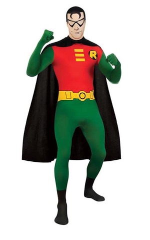Robin Batman 2nd Skin Bodysuit Adult Costume